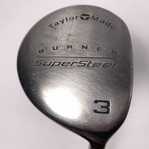 TaylorMade Supersteel 3 Fairway Wood 15* Precision Rifle S-90 Stiff Mens RH