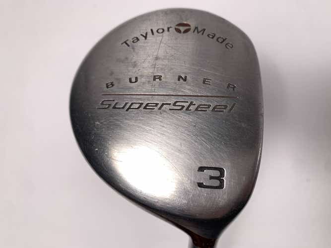 TaylorMade Supersteel 3 Fairway Wood 15* Precision Rifle S-90 Stiff Mens RH