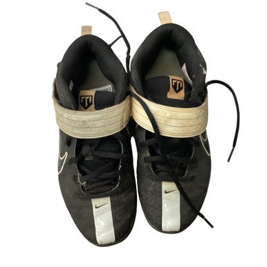 Used Nike TROUT TURF SHOES BB/SB Cleats Black Junior 04.5 11760-S000081860