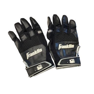 Used Franklin BB/SB Batting Gloves Black LG 11760-S000081828