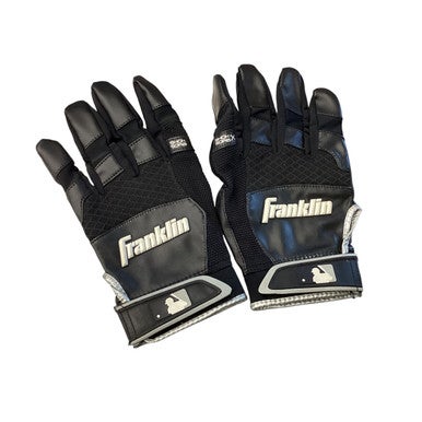 Used Franklin BB/SB Batting Gloves Black LG 11760-S000081828