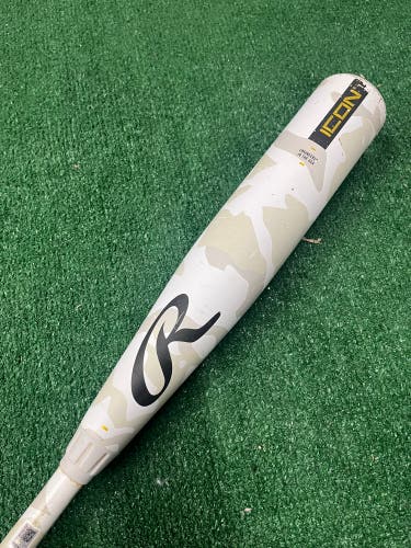 2025 Rawlings Icon Composite Bat USSSA Certified (-10) Composite 18 oz 28" (Used)