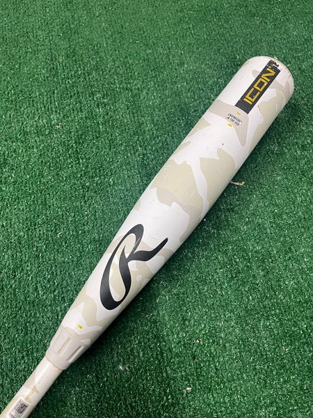 2025 Rawlings Icon Composite Bat USSSA Certified (-10) Composite 18 oz 28" (Used)