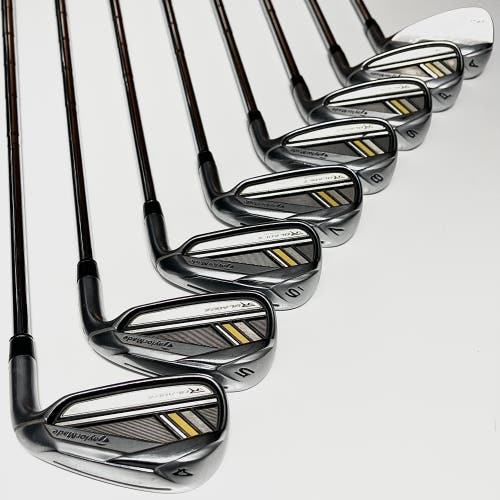 Taylormade Rbladez Iron Set 4-9, PW, AW Right Handed Stiff Flex Steel Shafts