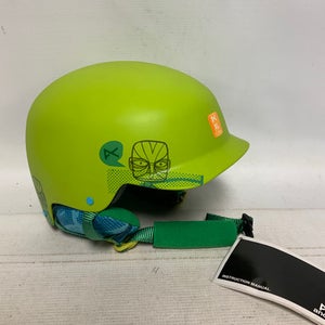 Used Anon SCOUT Snowsport Helmet Youth Kelly green XL 11823-S000034141