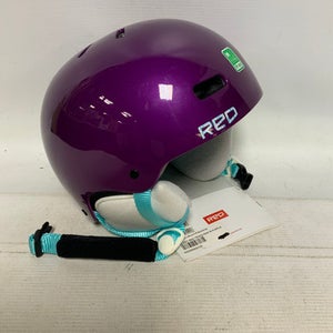 Used Red Feather TRACE Snowsport Helmet Youth Purple MD 11823-S000034130