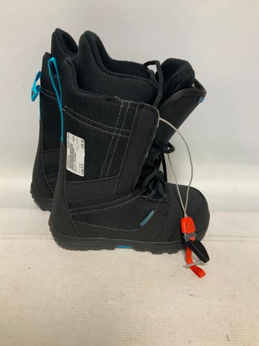 Used Burton INVADER Mens Snowboard Boots Black Senior 6 11823-S000034121