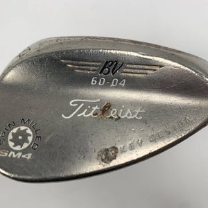 Titleist Vokey Spin Milled SM4 Chrome Lob Wedge LW 60* 4 DG S300 Stiff RH