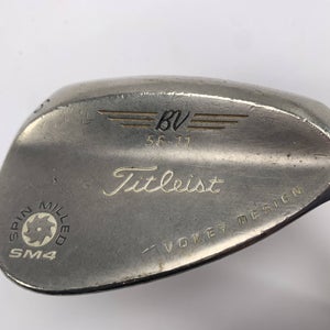 Titleist Vokey Spin Milled SM4 Chrome Wedge 56* 11 Bounce Wedge Steel Mens RH