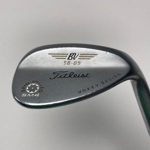 Titleist Vokey Spin Milled SM4 Chrome 58* 9 Precision Rifle 5.5 Regular RH