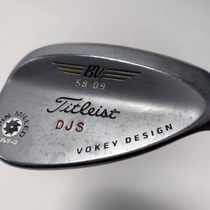 Titleist Vokey Spin Milled SM4 Chrome Lob Wedge LW 58* 9 DG S200 Stiff RH