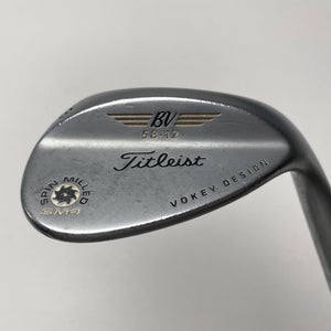 Titleist Vokey Spin Milled SM4 Chrome 58* 12 Bounce Wedge Steel Mens RH