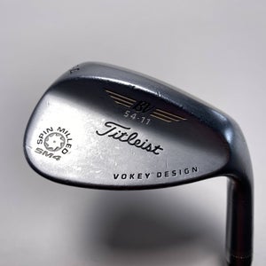 Titleist Vokey Spin Milled SM4 Chrome Sand Wedge SW 54* 11 DG S200 Wedge Mens RH