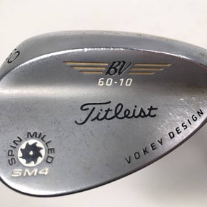 Titleist Vokey Spin Milled SM4 Chrome Lob Wedge LW 60* 10 Bounce Wedge RH