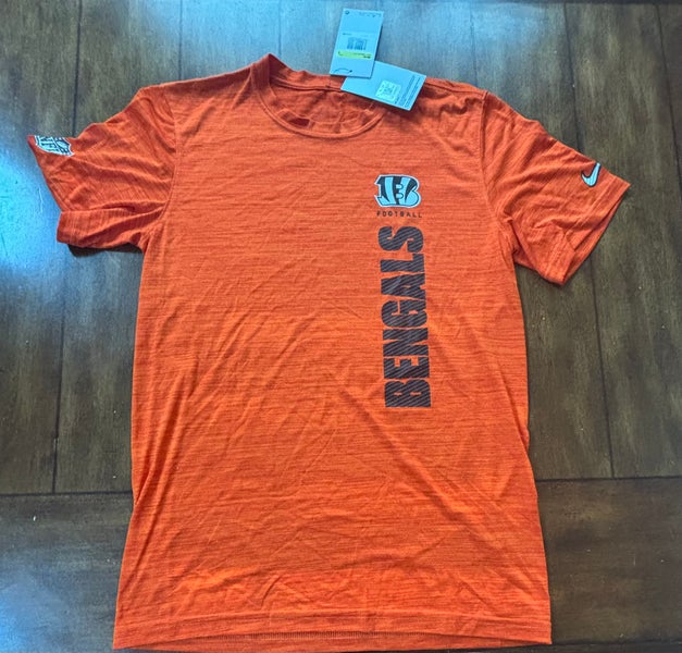 Cincinnati Bengals Nike Sideline Velocity Performance Dri-FIT Shirt Adult Small