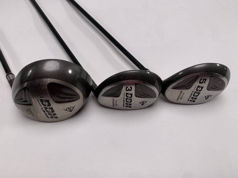Dunlop DDH Wood Set 3 5 | 10.5* 15* 18* Graman Regular Graphite Mens RH
