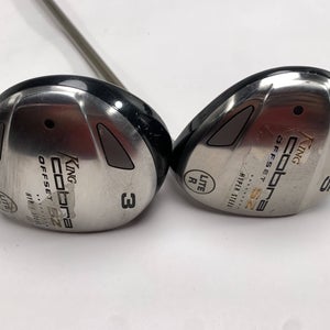 Cobra SZ Hyper Steel Offset 3 & 5 Fairway Wood Set 15* 18* HM Tour Mens RH Dent