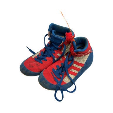 Used Adidas Wrestling Shoes Red Junior 01 11859-S000025257