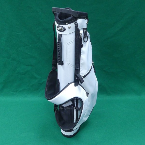 Club Champ Lightweight 4-Way Grey Golf Stand Bag w/ Raincover