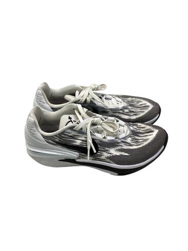 Used Nike AIR ZOOM GT CUT TB Basketball Shoes M White Senior 11 11347-S000255119