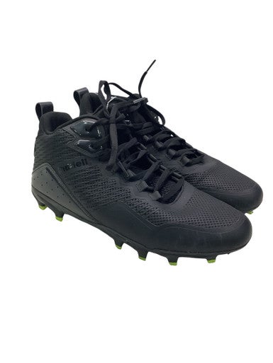 Used Riddell Adult FB Cleats Black Senior 10 11347-S000255064