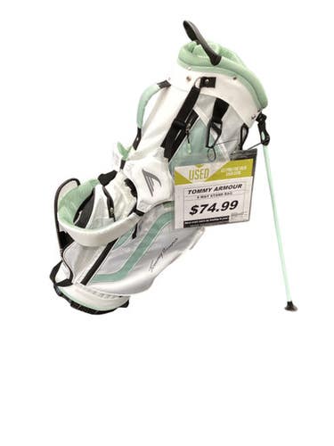 Used Tommy Armour 6 WAY Womens Stand Bag White 11347-S000255048