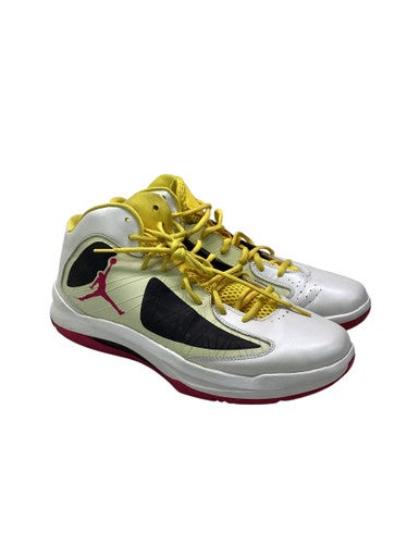 Used Jordan Running/X-Train Shoes M White And Optic Yellow Senior 12 11347-S000255039