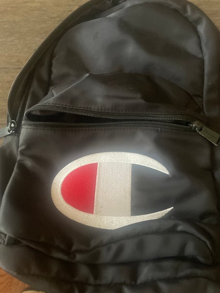 Black Kids Unisex Small / Medium Champion Backpack (Used)