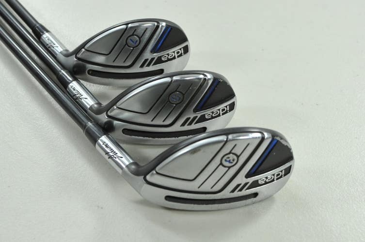 Adams Idea 2014 #3, #5, #7 Hybrid Set Regular Flex RH Bassara Graphite # 202291
