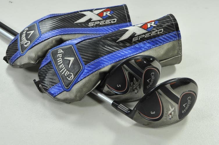 Callaway XR Speed 3 and 5 Fairway Wood Set Regular Flex Right Graphite # 202380