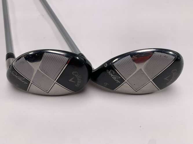 Callaway Solaire 2014 5 & 6 Hybrid Set 27* 28* 50g Ladies Graphite Womens RH