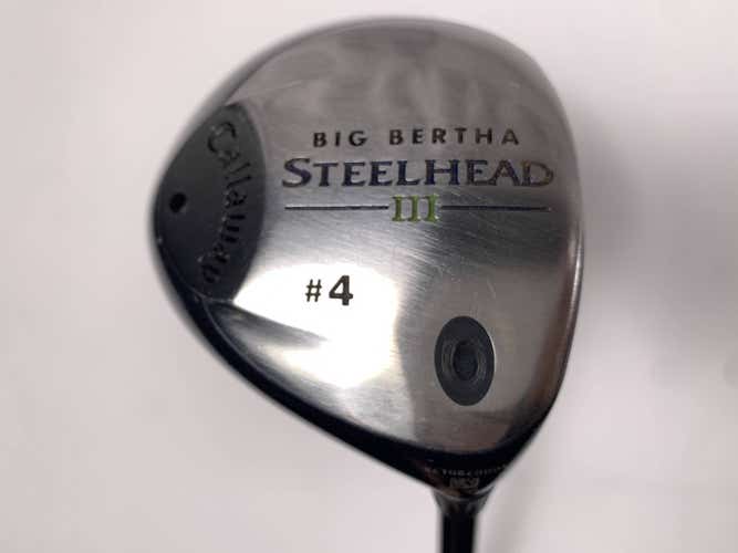 Callaway Steelhead III 4 Fairway Wood 17* System III Regular Graphite Mens RH