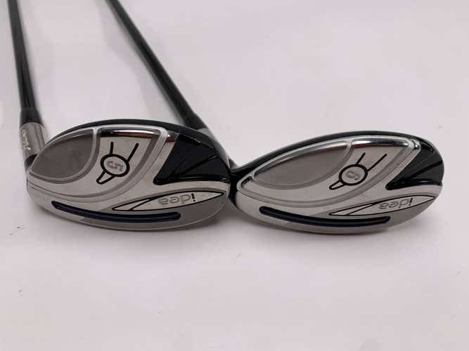 Adams Idea Womens 2014 5 & 6 Hybrid Set 25* 28* Idea UltraLite 50g Ladies RH