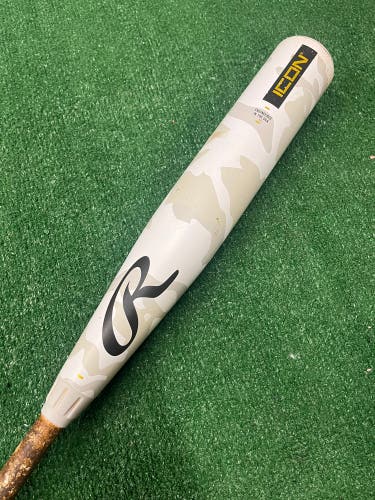 2025 Rawlings Icon Composite Bat USSSA Certified (-8) Composite 22 oz 30" (Used)