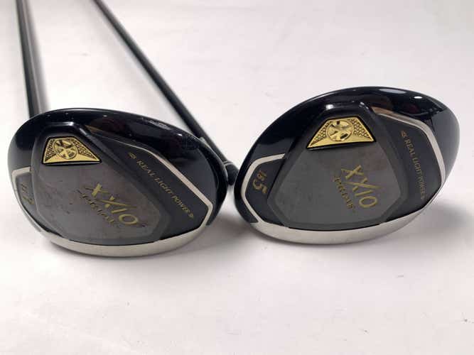 XXIO Prime 10 3 & 5 Fairway Wood Set 15* 18* Prime SP-1000 Flex 2212 38g Mens RH