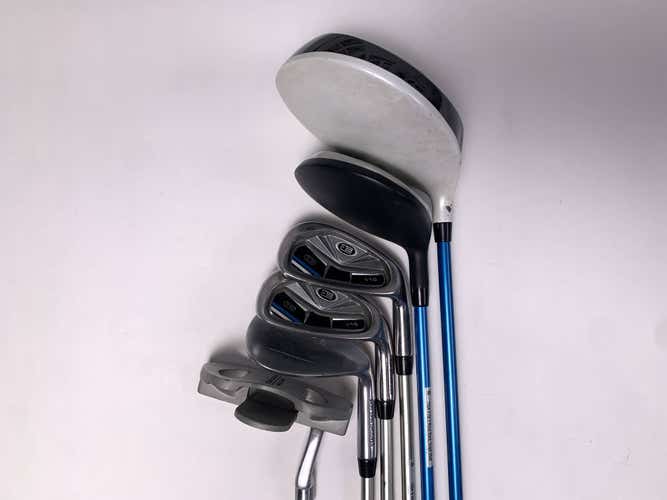 US Kids TS V10 Club Set Driver 3W 8 PW SW Putter TS 54 Youth Graphite Mens RH