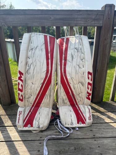32" 2016 CCM Premier R1.9 Goalie Leg Pads (Used)