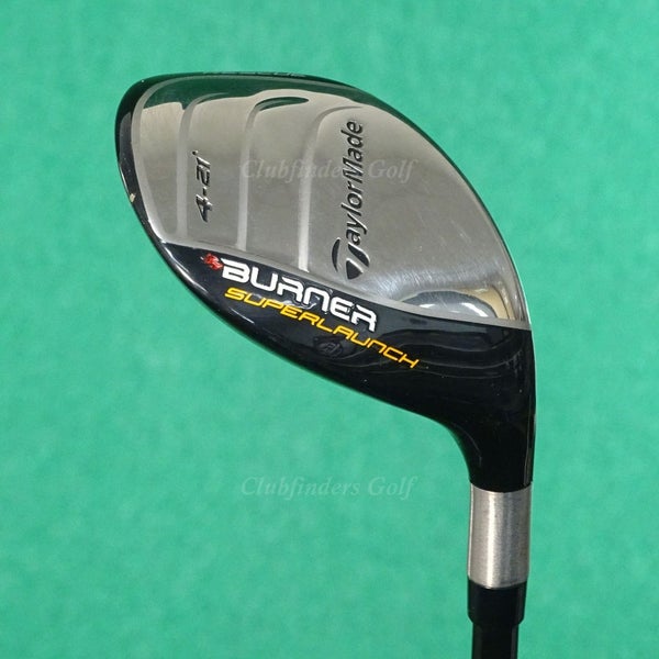 TaylorMade Burner Superlaunch 21 Hybrid 4 Iron Factory REAX 60 Graphite Stiff