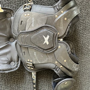 Medium Youth Xenith Fly Shoulder Pads (Used) with Back Plate