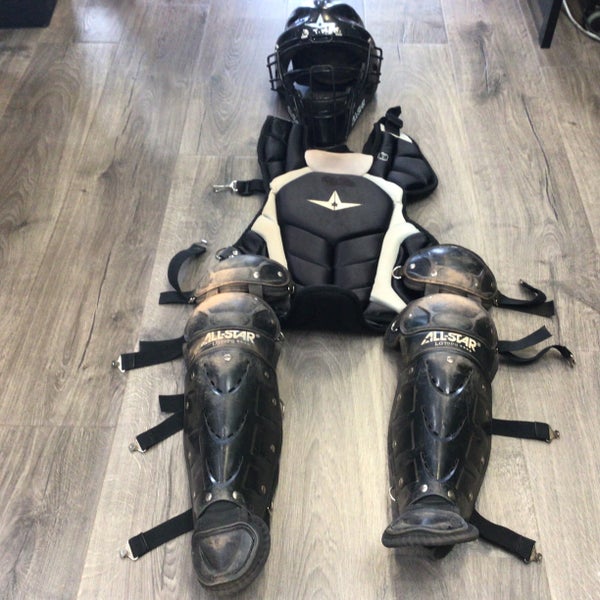 All Star Top Star Youth Catcher's Set Age 7-9 Black(Used)