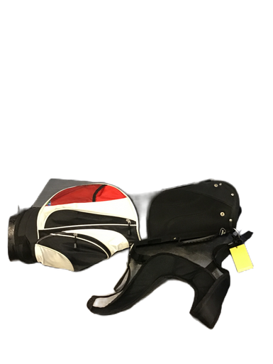 Used Precise Mens Stand Bag White/Black/Red 11730-S000065628