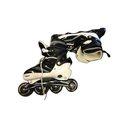 Used Junior Rec Fitness Skates Black Adjustable 11730-S000066484
