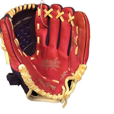 Used Rawlings HFP10PPW BB/SB Glove RH Throw Purple 10" 11730-S000066857
