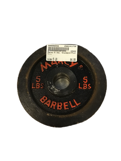 Used Marcy Standard Plate (Each) 5 lb 11730-S000066558