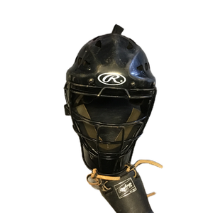 Used Rawlings CHPLY Catchers Helmet w/Mask Black One Size 11730-S000066547