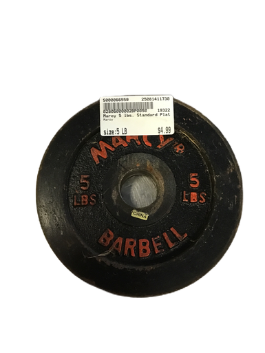 Used Marcy Standard Plate (Each) 5 lb 11730-S000066559