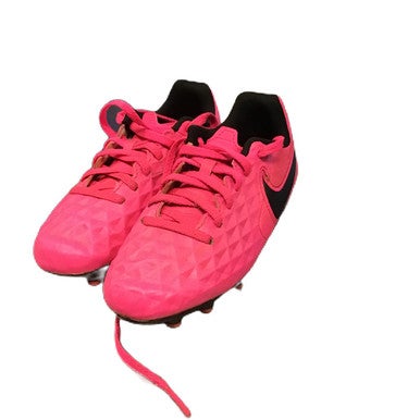 Used Nike AT5881-600 Soccer Cleats Pink Youth 12.0 11730-S000066589