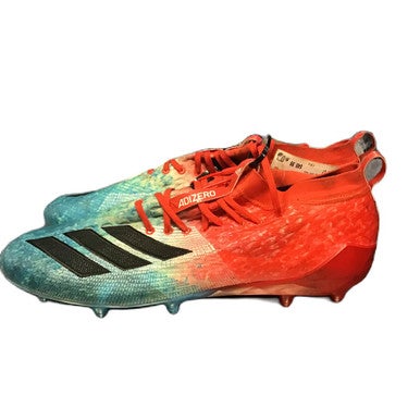 Used Adidas F35080 Adult FB Cleats Royal Blue And Red Senior 17 11730-S000066602