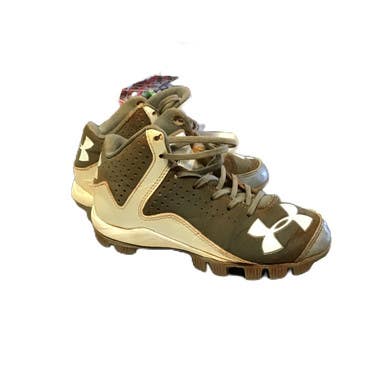 Used Under Armour 1250061-021 BB/SB Cleats Grey Junior 01 11730-S000066643