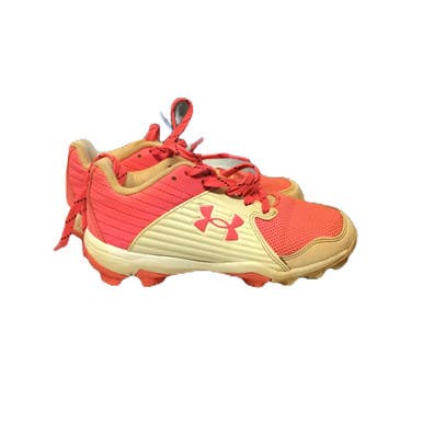Used Under Armour 3023449-601 BB/SB Cleats Pink Junior 01.5 11730-S000066642